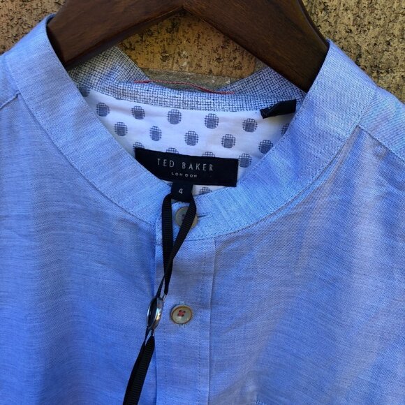 BNWT Ted Baker Button Up Shirt Size 4 - Picture 4 of 5